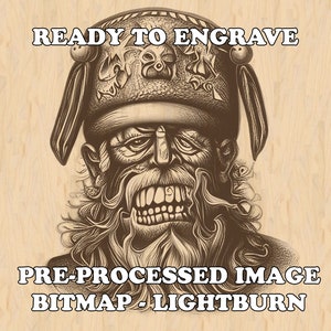 Ancien bitmap de pirate corsaire | Téléchargement instantané | Pirates | Carte au trésor | Gravure sur bois pirate | Bitmap numérique | Brûlure légère