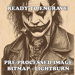 4 Pics The Joker Bitmap | The Joker | Home Decor | Joker Living Room Wall Art | Joker Bedroom Wall Art | The Joker Poster