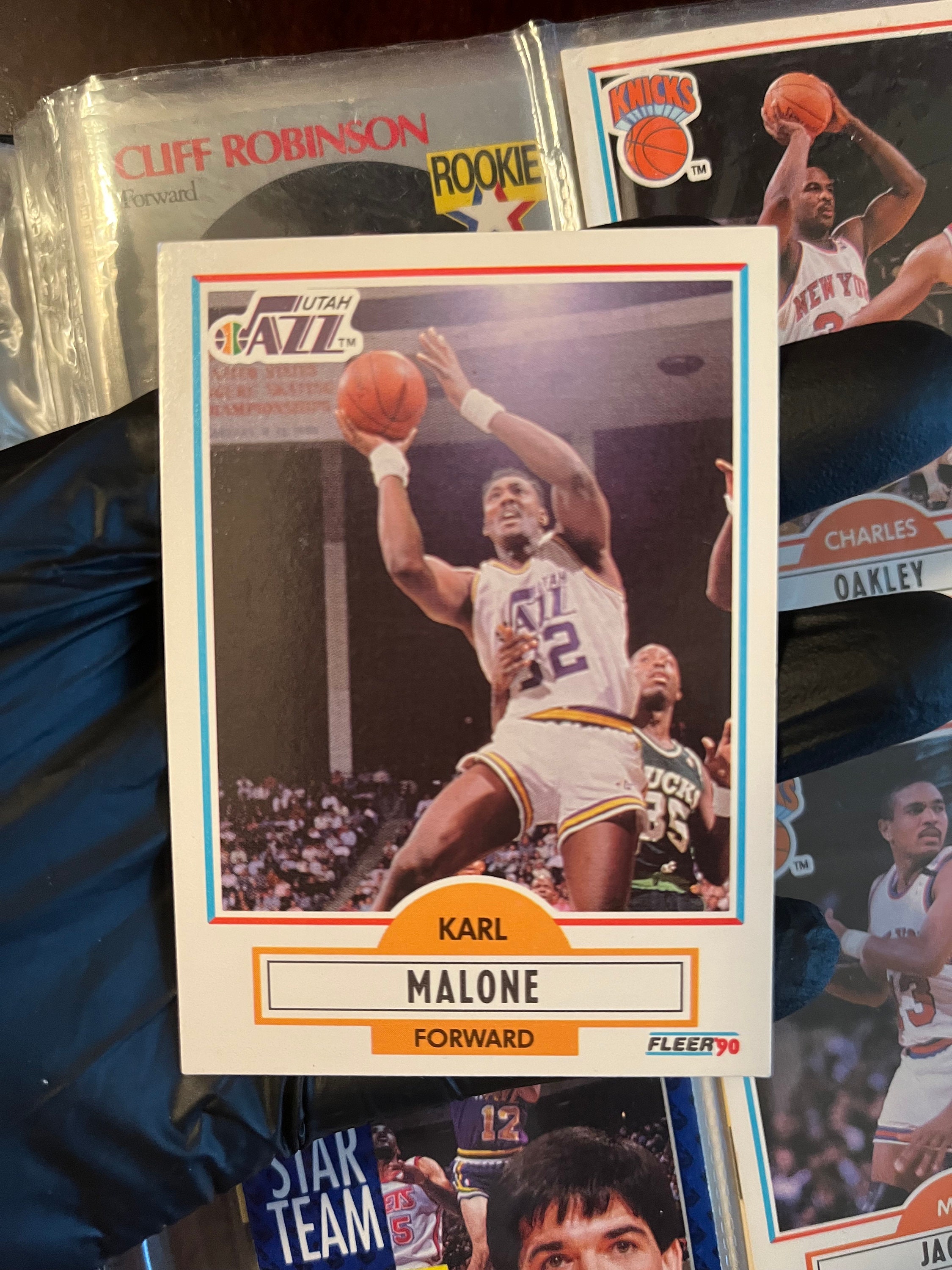 Karl Malone Fleer #188 Error Card - Etsy