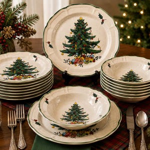 Christmas dinnerware sets für 6