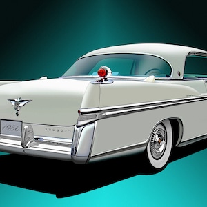 Stampe Automotive Fine Art Giclee, Chrysler, Imperial, 1956