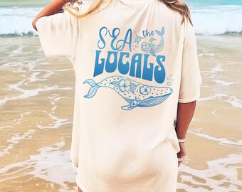 Wal Shirt Ozean Shirts Meeresschildkröte Ozeantier Shirt Ozean-Liebhaber-Geschenk Naturschutz-Shirt Meeresbiologie-Geschenke Sommer Vibes Strand-Shirt