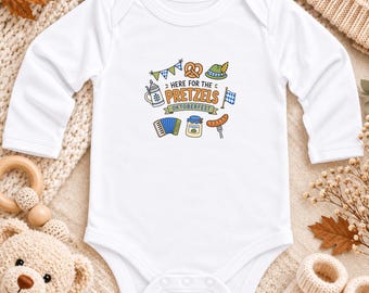 Oktoberfest Longsleeve Baby Bodysuit, My First Oktoberfest, German Festival Baby Clothes, Oktoberfest Baby Shower Gift, Fall Baby Outfit