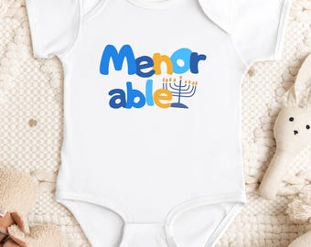 Hanukkah Baby Bodysuit, My 1st Hanukkah, Jewish Baby Outfit, Jewish Baby Gift, Baby Shower Gift, Happy Hanukkah Outfit, Jewish Newborn