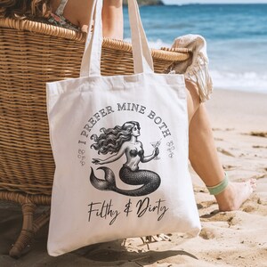 Dirty Martini Tote Martini Reusable Tote Bag Martini Gifts Coastal Aesthetic Foldable Shopping Bag Ocean Inspired Style Bartender Gifts
