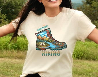 Hiking Shirt, Hiking Gifts, Outdoor Nature Lover Shirt, Summer Adventure Shirt, Camping Shirt, Gift for Nature Lover Travel