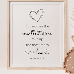 Winnie-the-Pooh Quote Print, Nursery Wall Art, INSTANT DOWNLOAD
