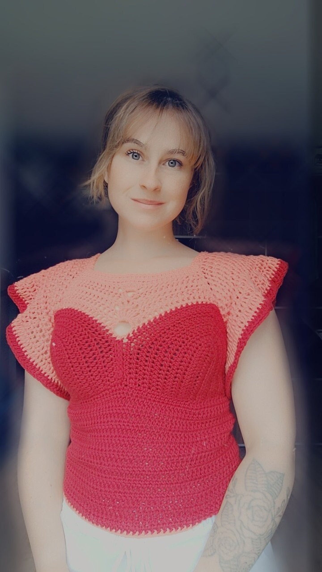 Butterfly Top Crochet Pattern Etsy