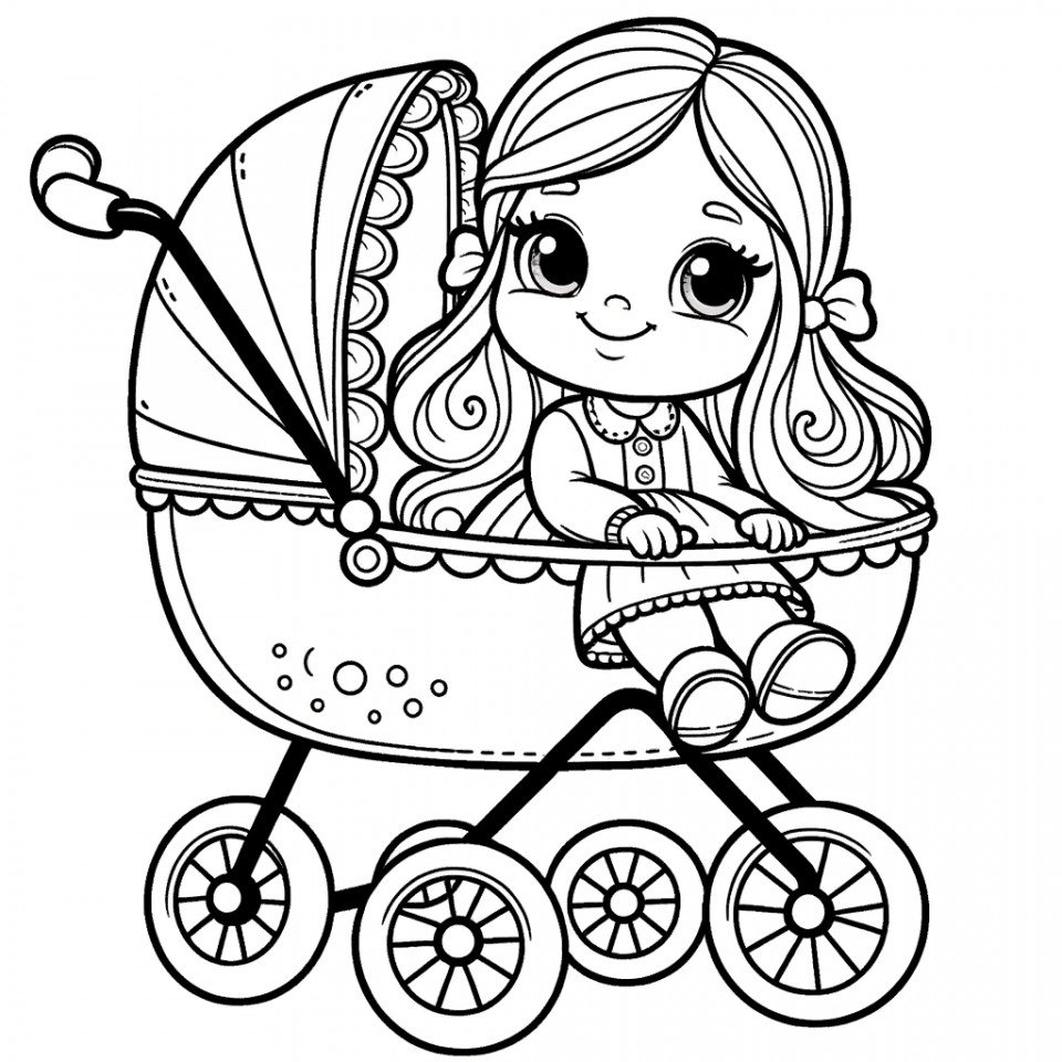 Coloring Book for Girls Electronic Format Instant Download Etsy