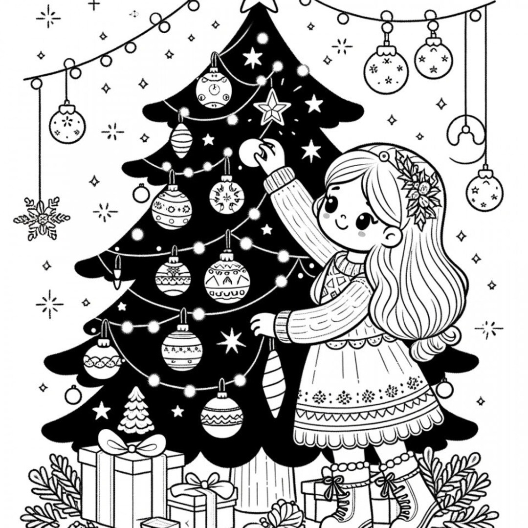 Coloring Book for Girls Electronic Format Instant Download Etsy