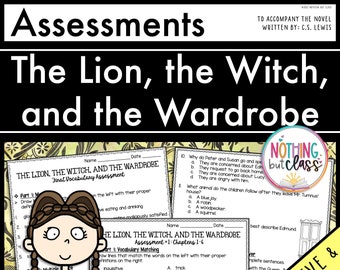 The Lion, the Witch, and the Wardrobe Tests | Quizzes | Assessments