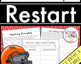 Restart | Reading Response Activities and Projects | Guided Reading | Worksheets | Printable and Digital