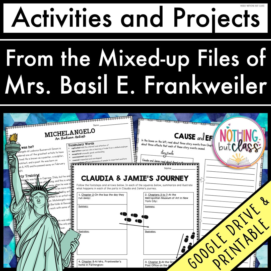 From the Mixed-up Files of Mrs. Basil E. Frankweiler | Reading Response ...