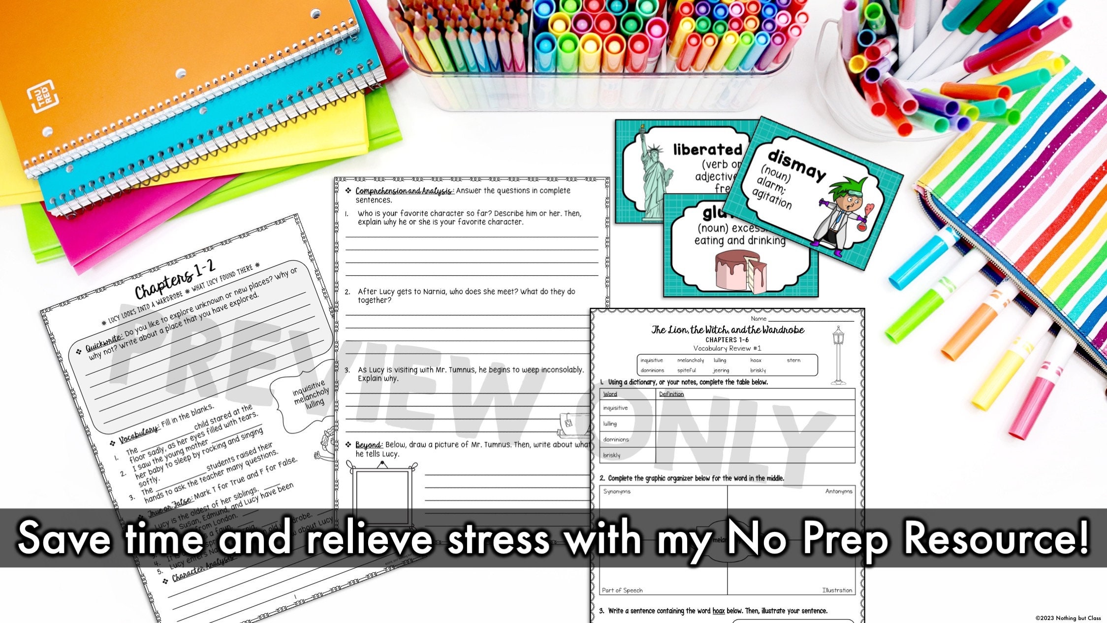 The Lion, the Witch, and the Wardrobe | Reading Response Activities and ...