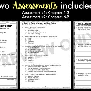 The Best School Year Ever Novel Study Unit Literature Guide ...
