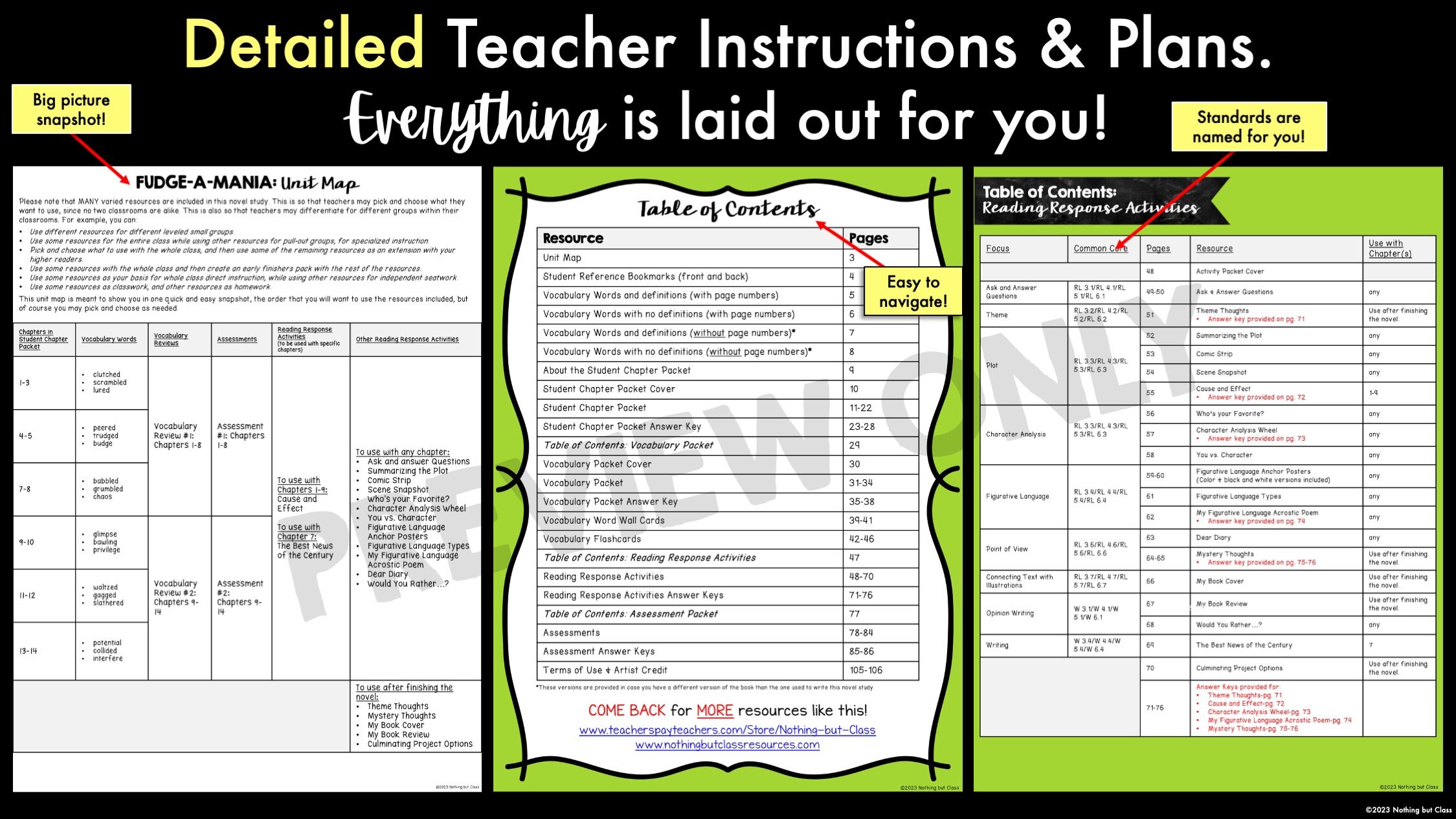 Fudge Adding Worksheets Fudge-a-mania Novel Study Unit | Literature Guide | Comprehension ...