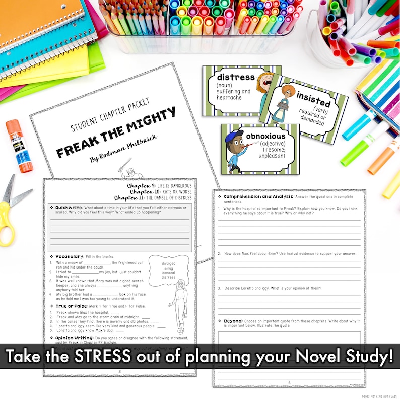 freak-the-mighty-comprehension-and-vocabulary-by-chapter-guided-reading