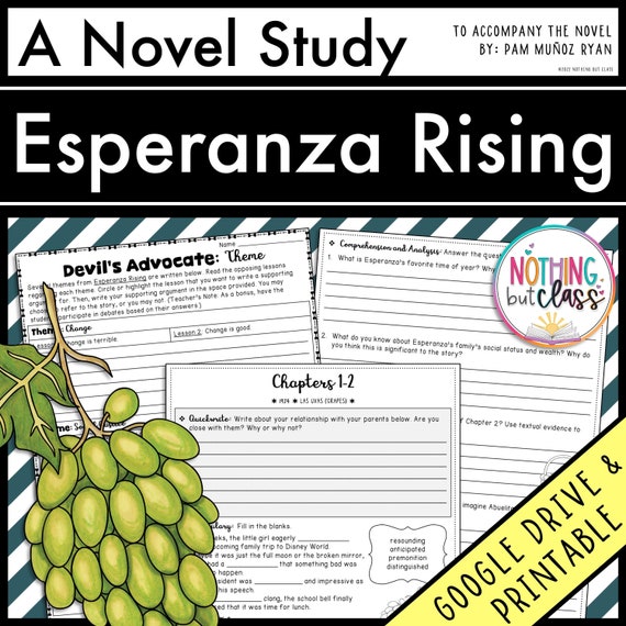 Esperanza Rising Novel Study Unit Literature Guide - Etsy esperanza-rising-novel-study-unit-literature-guide-etsy