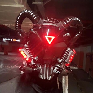 Cyberpunk Bull Mask | Rave Mask | Cyberpunk Helmet | Techear Mask | Masquerade Mask | Cyberpunk 2077 | Cyberpunk Cosplay Merch