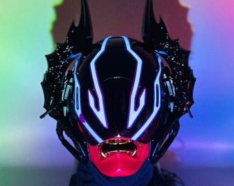 Cyberpunk Mask | Rave Mask | Masquerade Mask | Techwear Mask | Cosplay Mask | Cyberpunk Helmet | Cyberpunk 2077 | Cyberpunk Cosplay Merch