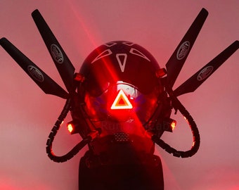 Cyberpunk Mask | Rave Mask | Cyberpunk Helmet | Techear Mask | Masquerade Mask | Cyberpunk 2077 | Cyberpunk Cosplay Merch