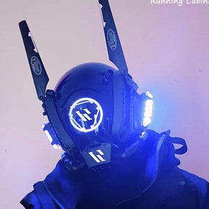 Cyberpunk Mask | Rave Mask | Masquerade Mask | Techwear Mask | Cosplay Mask | Cyberpunk Helmet | Cyberpunk 2077 | Cyberpunk Cosplay Merch