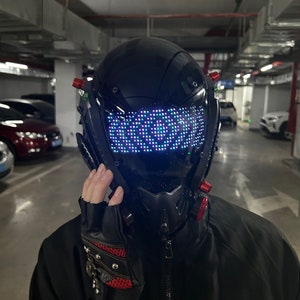 Cyberpunk Mask | Carnival Mask | Masquerade Mask | Techwear Mask | Cosplay Mask | Cyberpunk Helmet | Cyberpunk