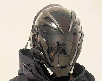 Cyberpunk Mask | Rave Mask | Masquerade Mask | Techwear Mask | Cosplay Mask | Cyberpunk Helmet | Cyberpunk 2077 | Cyberpunk Cosplay Merch