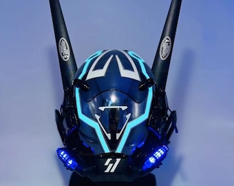 Cyberpunk Mask | Rave Mask | Masquerade Mask | Techwear Mask | Cosplay Mask | Cyberpunk Helmet | Cyberpunk 2077 | Cyberpunk Cosplay Merch
