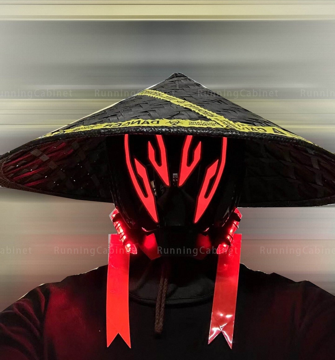 Cyberpunk Mask | Samurai Mask | Rave Mask | Masquerade Mask | Techwear ...