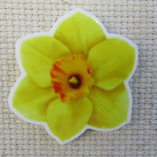 Daffodil Needle Minder, Cover Minder, Magnet