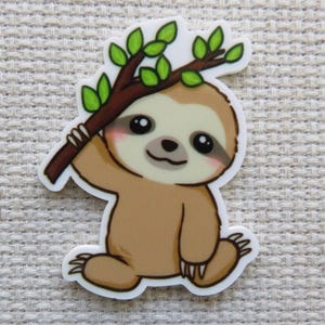 Sloth with a Branch Needle Minder, Cover Minder, Magnet