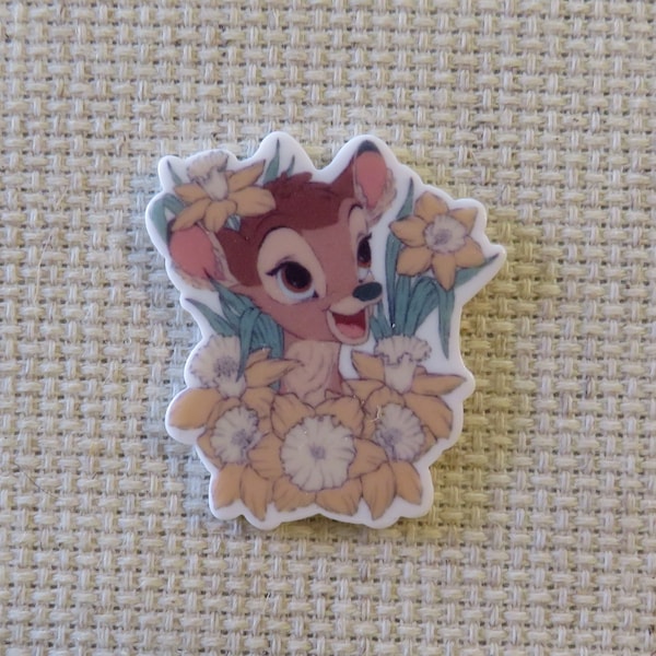 Daffodil Bambi Needle Minder, Cover Minder, Magnet