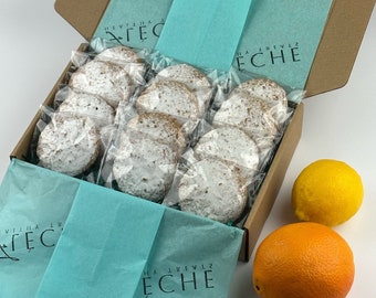 Sugar free Diabetic-safe Keto Italian-style Lemon and Orange cookies Combo box Low GI Low Carb