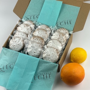 Sugar free Diabetic-safe Keto Italian-style Lemon and Orange cookies Combo box Low GI Low Carb