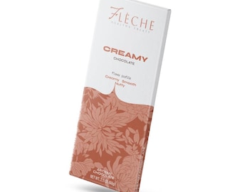 Vegan Sugar-Free Creamy Chocolate Bar – Keto, Low-Carb, Dairy-Free | Flèche Healthy Treats