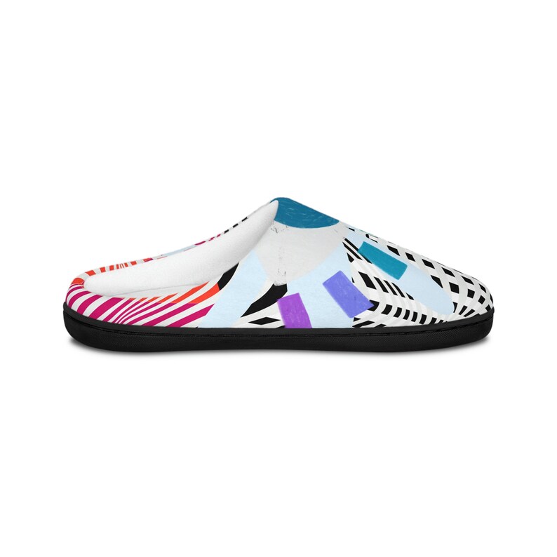 FLOWER POWER Men's Indoor Slippers Trippy Power Slides Not Yeezy image 5