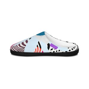 FLOWER POWER Men's Indoor Slippers Trippy Power Slides Not Yeezy image 3
