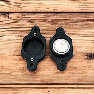 Fully enclosed AirTag holder for trailers and equipment - secure durable weatherproof mount