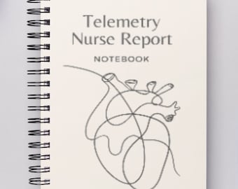 Telemetry (1 patient) Nurse Report Notebook