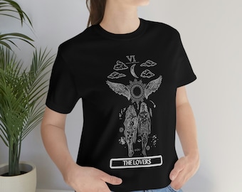 Tarotkort-tröja för älskare, tarotkort-tröja, present till tarotälskare, mystiska tarotkort-tröjor