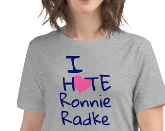 Nienawidzę Ronniego Radke, Falling in Reverse, Falling in Reverse merch, Damska luźna koszulka