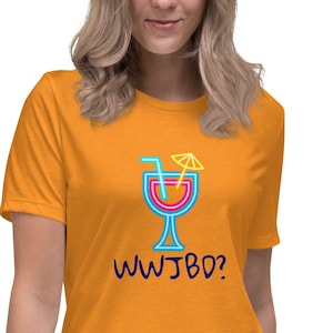 WWJBD? What would Jimmy Buffett do? Jimmy Buffett merch, Jimmy Buffett t-shirt, Women's Relaxed T-Shirt