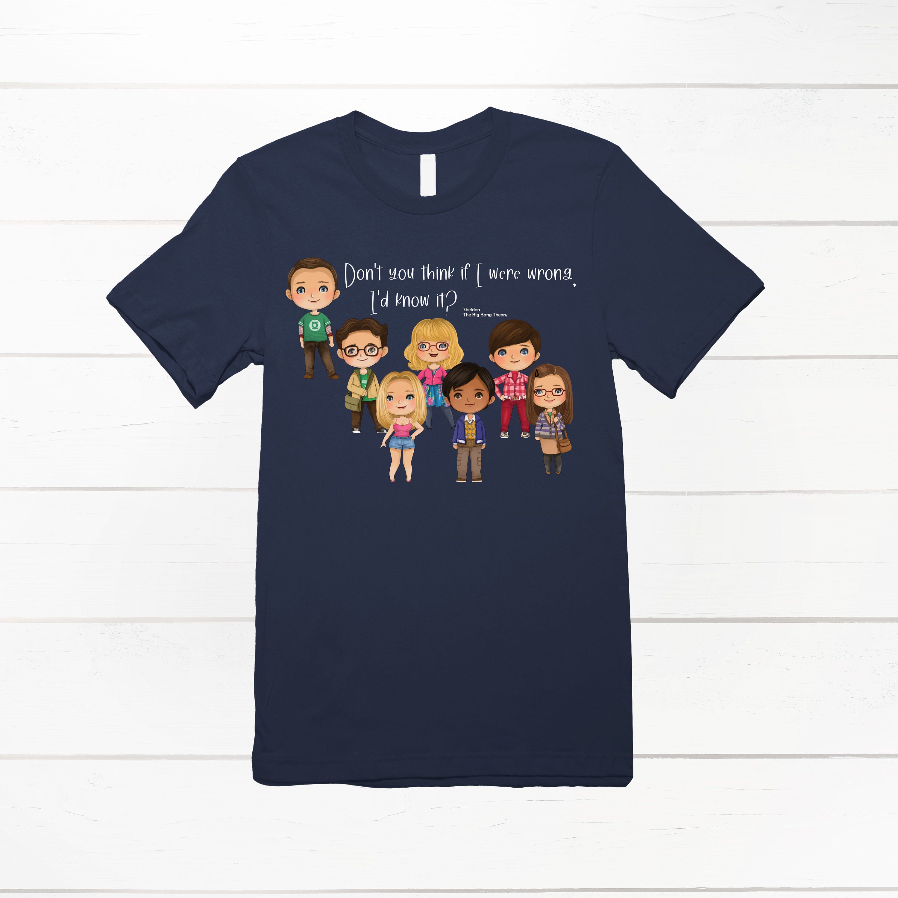 The Big Bang Theory Shirt, Cute Big Bang Theory Shirt, Funny TV Show Apparel Etsy