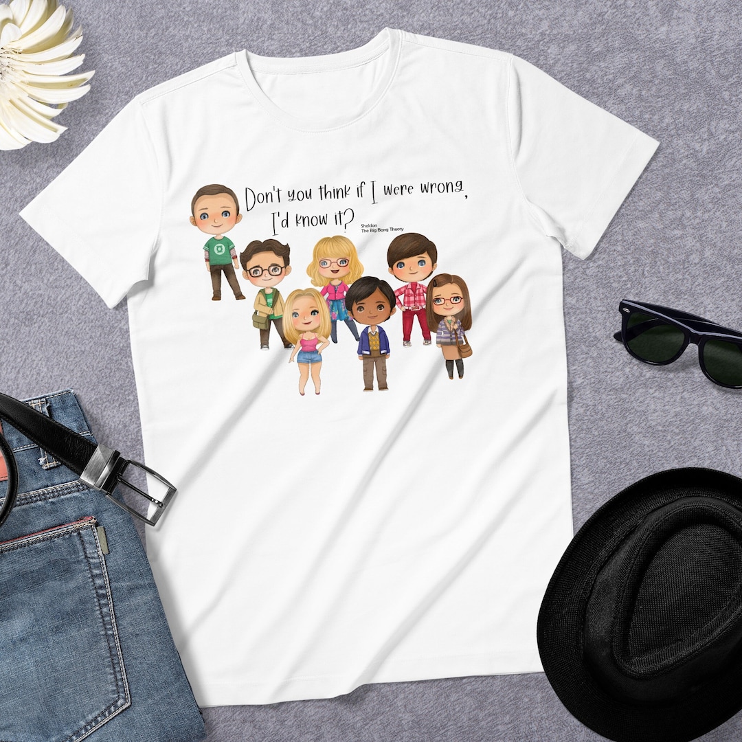 The Big Bang Theory Shirt, Cute Big Bang Theory Shirt, Funny TV Show Apparel Etsy