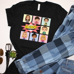 Bazinga - The Big Bang Theory Shirt, Cute Big Bang Theory Shirt, Funny TV Show Apparel, Sheldon Quotes