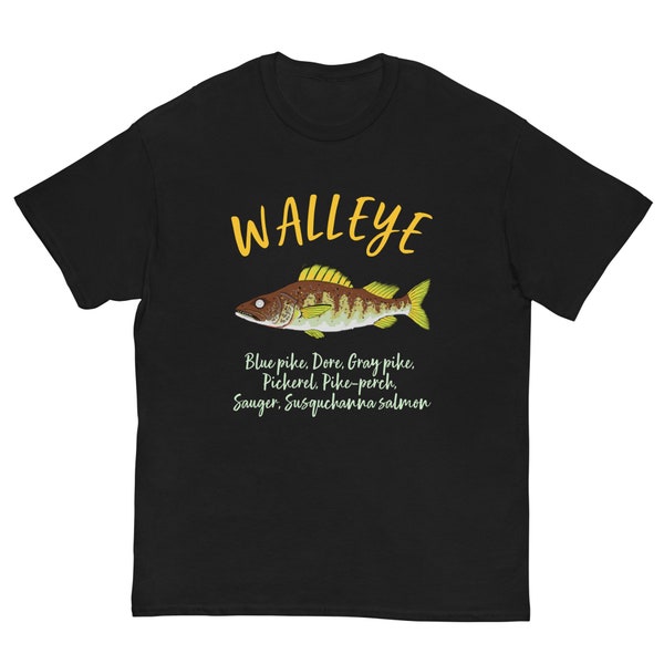 Walleye Shirt Etsy