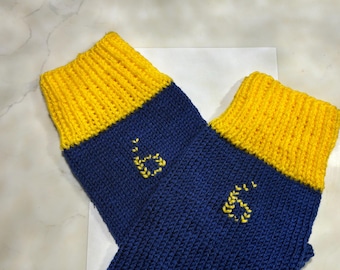 D9 Sorority Leg Warmers – Cozy & Stylish Knit Leg Warmers for Divine Nine Sororities – Greek Apparel Accessory for Everyday wear , Events