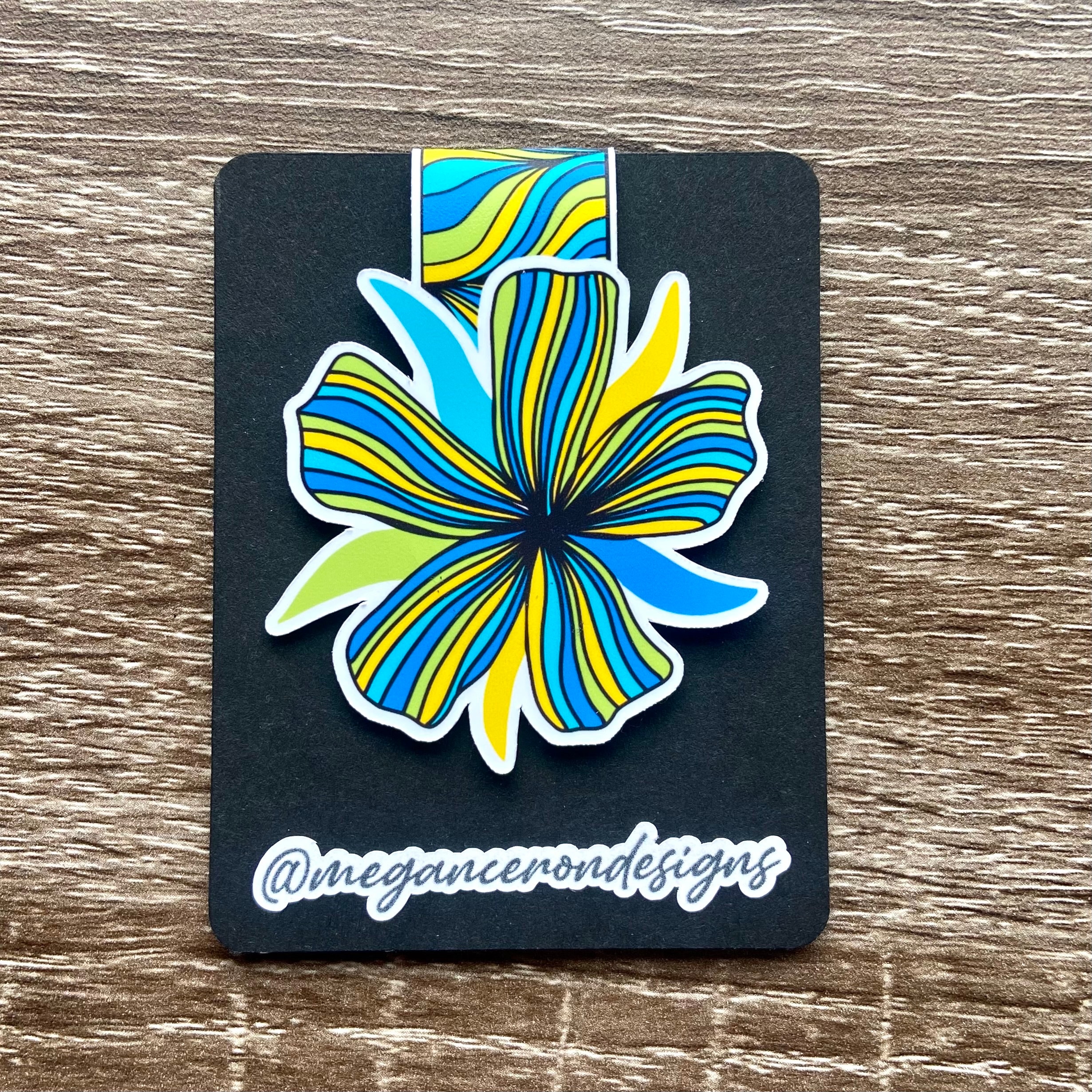 Magnetic Pattern Placeholder Magnetic Bookmark, Magnetic Placeholder, Zen Flower, Bookclub Gifts for ...