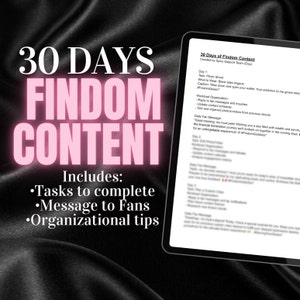 30 Days of Findom Content | Financial Domination Calendar for Onlyfan Creators and Cam Models | Findom Captions Fan Messages